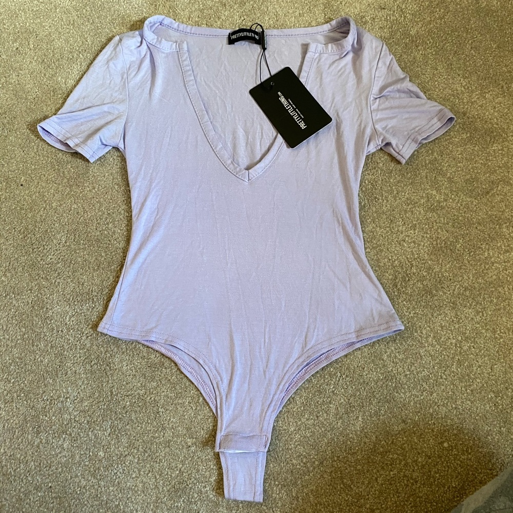 Pretty Little Thing Lilac bodysuit
